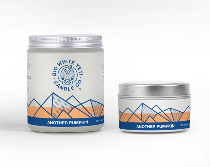 Another Pumpkin Soy Candle - 6oz tin or 8oz glass jar