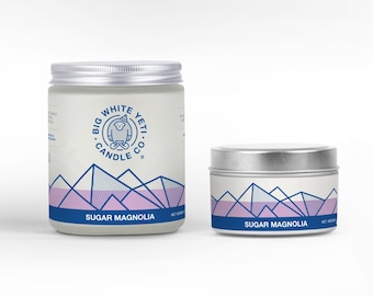 LAST CALL Sugar Magnolia Soy Candle- 6oz Tin