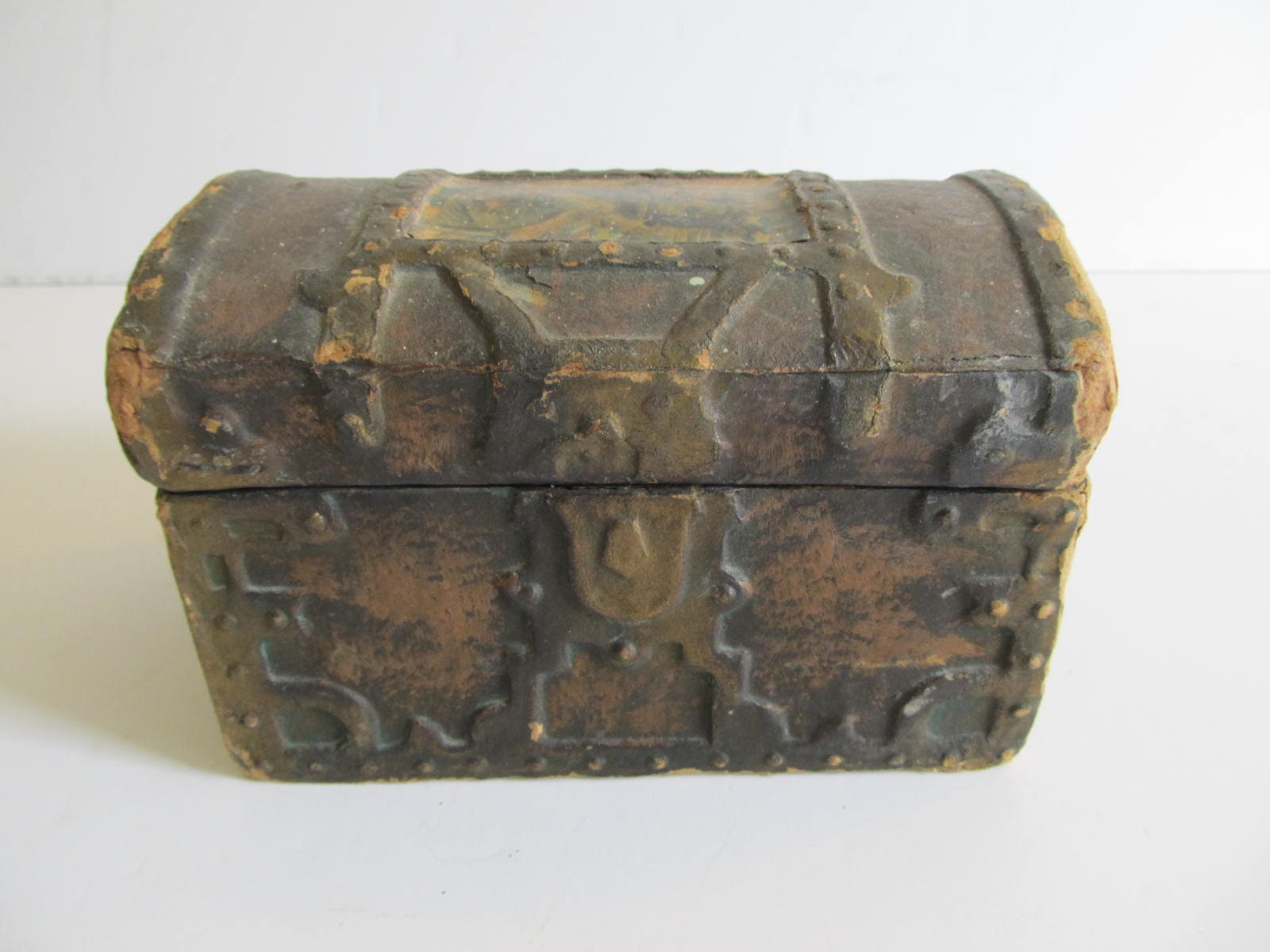 Paper Mache Treasure Chest Treasure Chest Medieval Gothic Etsy