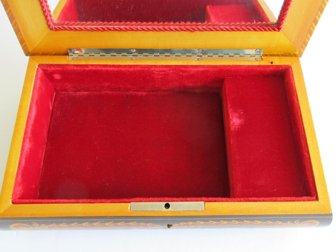 Vintage Jewelry Box Musical Jewelry Box Made in Italy Etsy