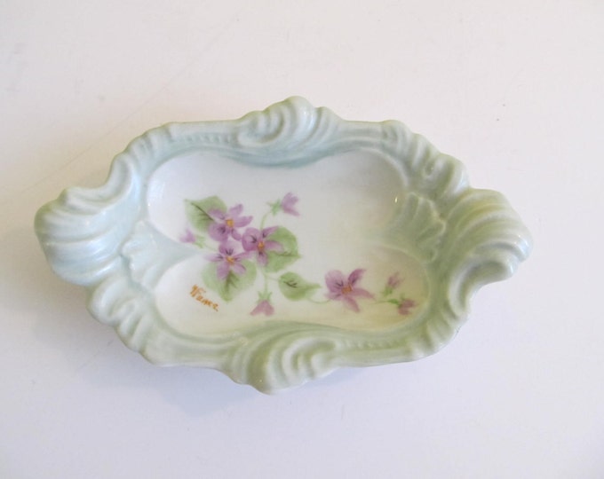 Decorative Dish, Soap Dish, Ceramic Dishes, Hand Painted Dishes, Soap