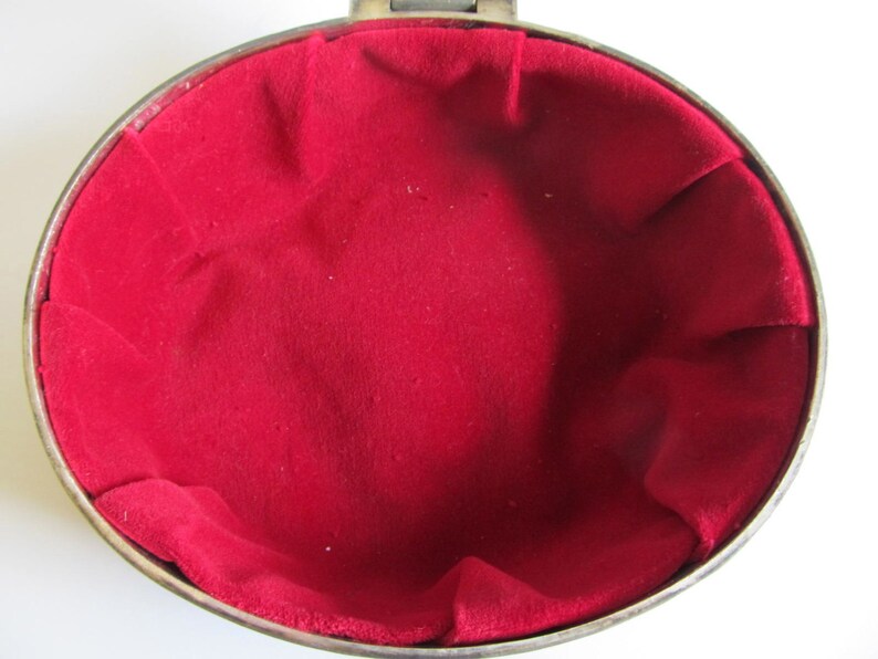 Silver Jewelry Box Silver Felt Lined Silver Jewelry Box Silver Trinket Box Valentines Day Vintage Jewelry Boxes Silver Boxes Jewelry Boxes