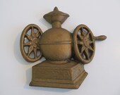 Cast Iron Coffee Grinder, Wall Plaque, Coffee Grinder Wall Plaque, Vintage Kitchen, Cabin, Camper, Cottage, Coffee Grinders, Cast Iron Decor
