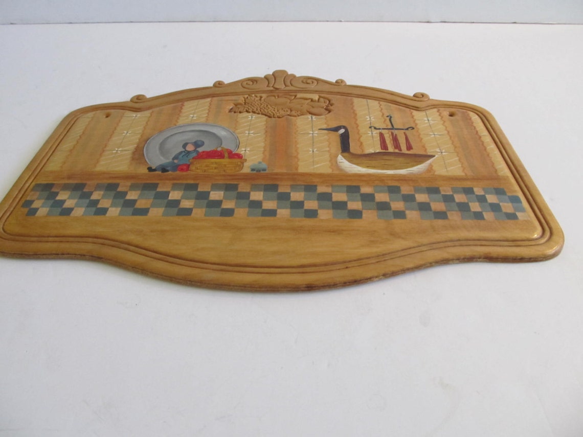 Folk Art Folk Art Wall Decor Folk Art Wall Plaque Wall Etsy