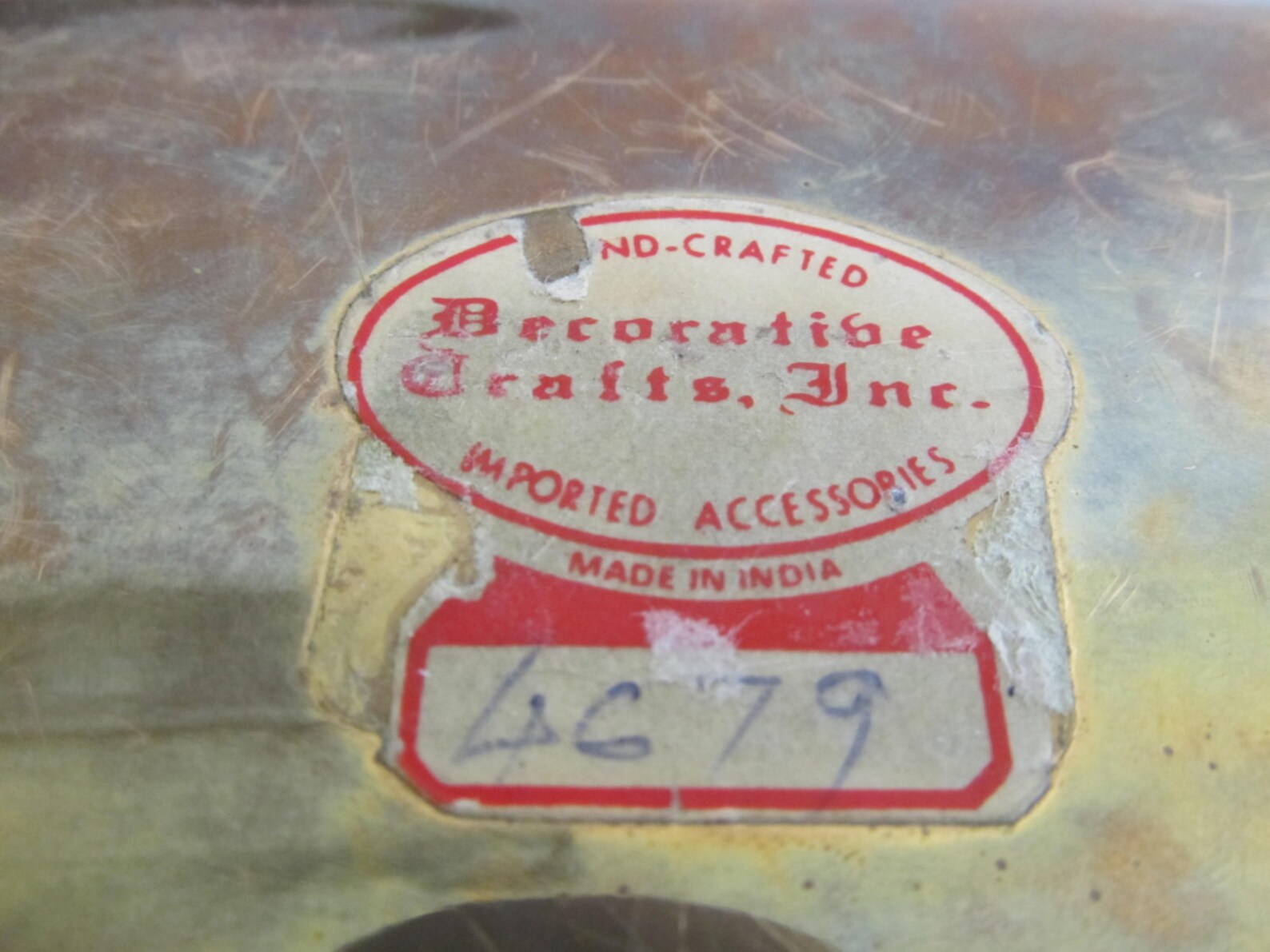 Ashtrays Solid Brass Decorative Crafts Inc. Brass Ashtray Etsy