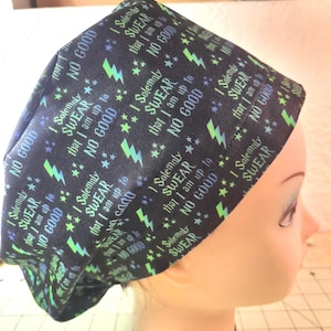 Harry Potter Inspired Scrub Hat: Organic Cotton Euro Style OR Hat