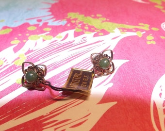 Mandarin Jade pierced earrings by Amway Artistry