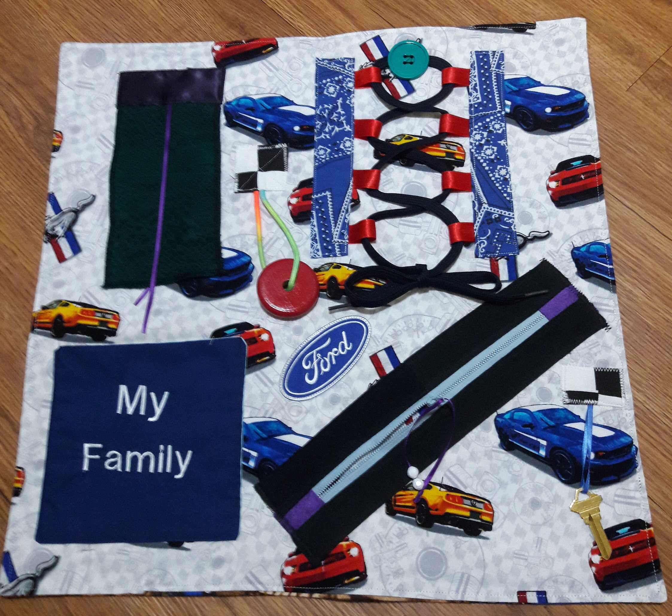 Fidget Quilt for Alzheimer Patients Gift for Grandparent Etsy