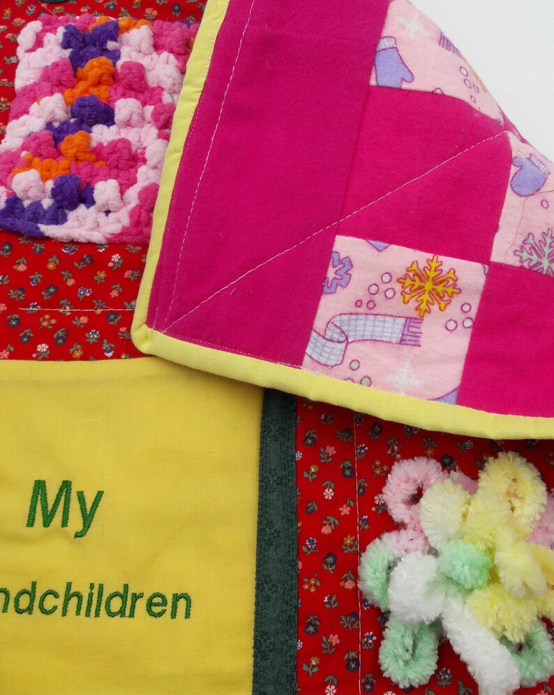 Fidget Quilt for Dementia patient Alzheimer activity blanket Etsy