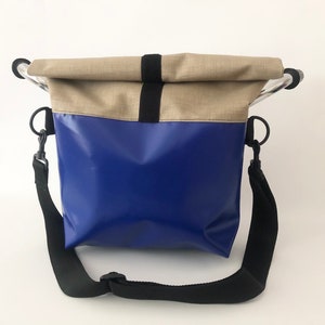 Große, wasserfeste Lenkertasche mit abnehmbarem, verstellbarem Gurt