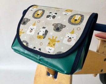 Handlebar bag, bicycle bag for children, giraffe, lion, koala, panda, waterproof