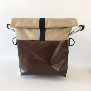 Große, wasserfeste Lenkertasche mit abnehmbarem, verstellbarem Gurt