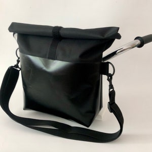 Große, wasserfeste Lenkertasche mit abnehmbarem, verstellbarem Gurt, Fahrradtasche