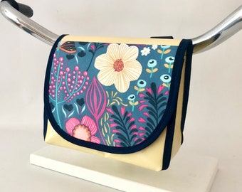 Lenkertasche für Kinder und Erwachsene, Pastell, pink, Blumen