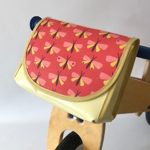 Wasserfeste Lenkertasche, Fahrradtasche Kinderrad, Laufrad,Schmetterlinge