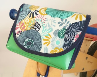 Handlebar bag for children and adults, flowers