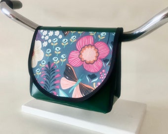 Lenkertasche für Kinder und Erwachsene, Pastell, pink, Blumen