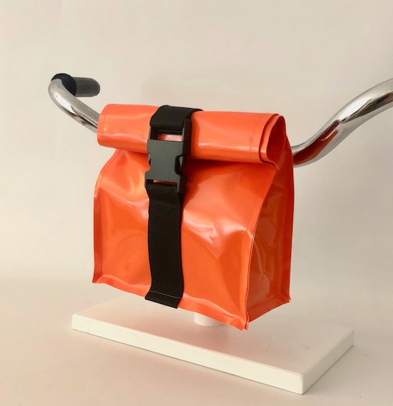 Lenkertasche, Fahrradtasche, Lenkertasche orange, Tita Berlin, Lenkertasche  wasserdicht, Lenkertasche schlicht, Lenkertasche Steckschliee - Etsy.de