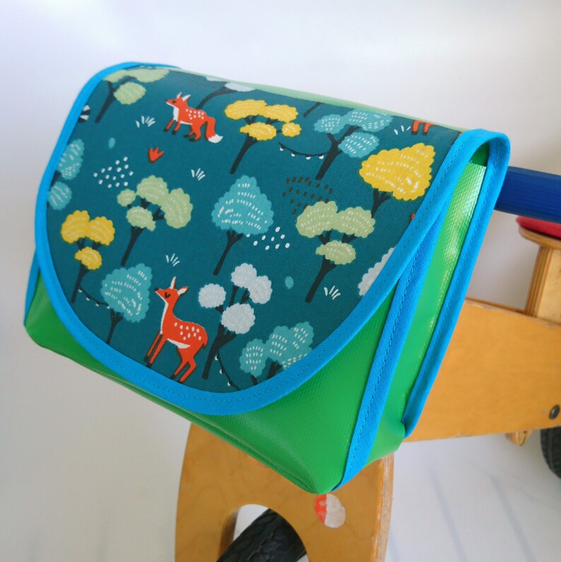 fox Handlebar bag bike bag children/'s bike balance bike deer