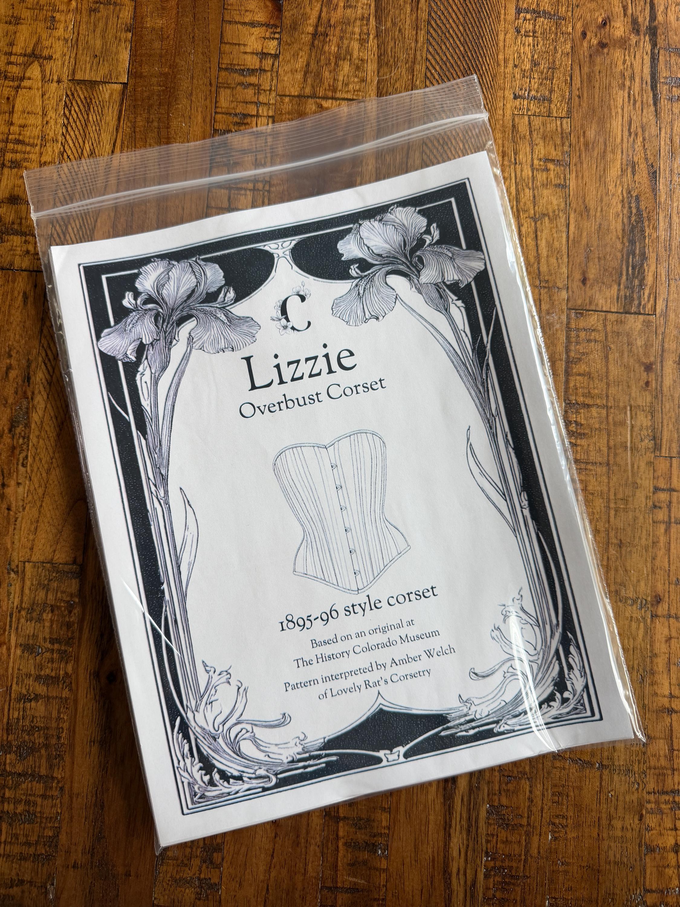 Lizzie Overbust Corset Sewing Pattern - Etsy