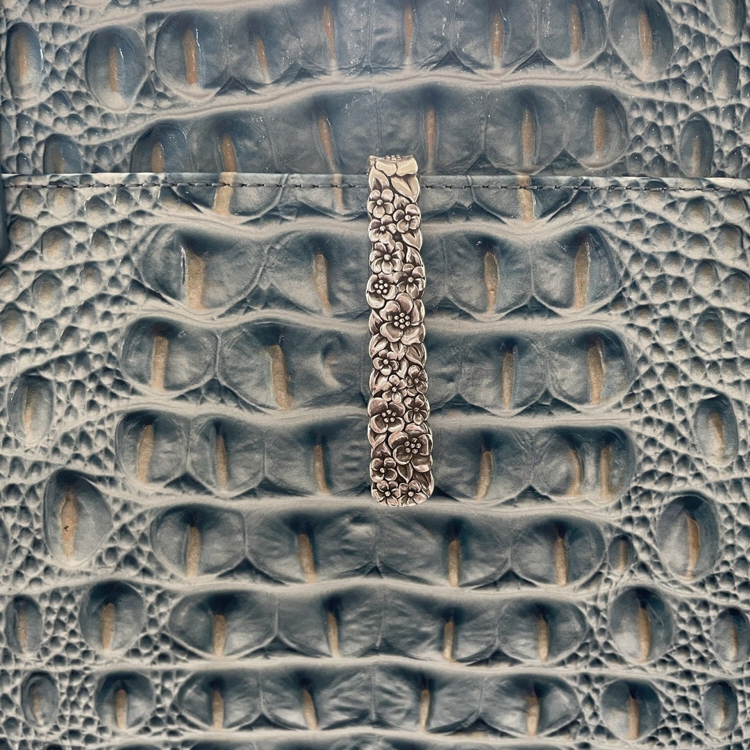 Spoon Purse Hook Keychain, Key Finder, Silverplate, Love, Precious