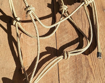READY TO SHIP - 1/4" Premium  rope halter