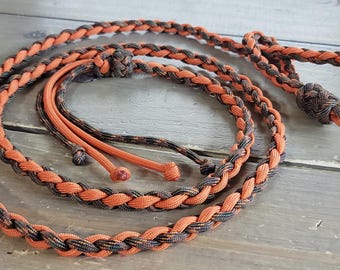READY TO SHIP - Paracord Over and Under Barrel Racing Whip