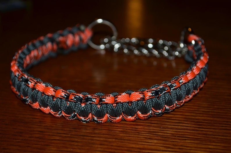 Paracord Martingale Dog Collar Etsy