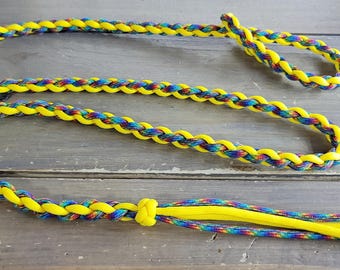 READY TO SHIP - Paracord Over and Under Barrel Racing Whip