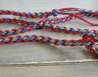READY TO SHIP - Paracord Over and Under Barrel Racing Whip