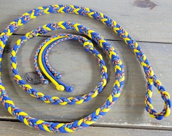 READY TO SHIP - Paracord Over and Under Barrel Racing Whip