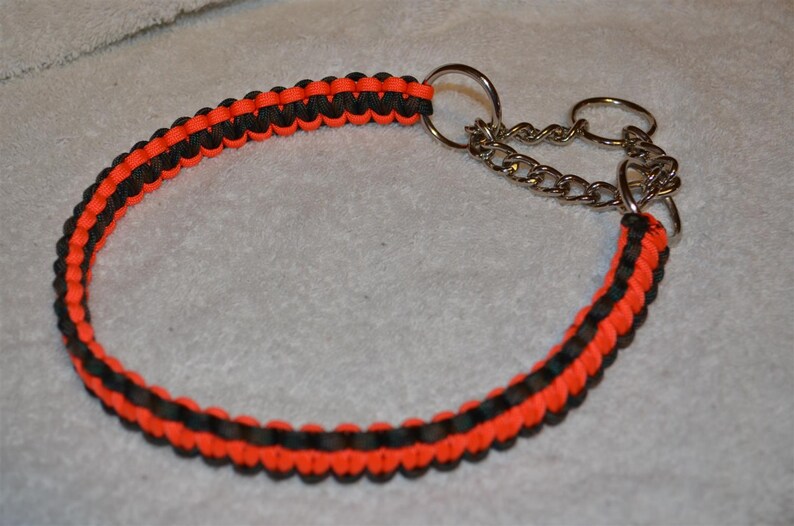 Paracord Martingale Dog Collar Etsy