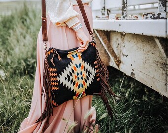 western style crossbody purse