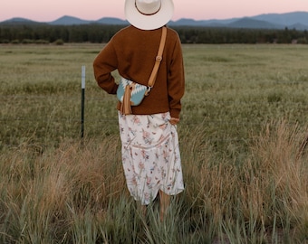 Pendleton Wool Crossbody Bag, Aqua Rodeo Sling Bag