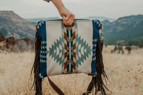 western fringe purse