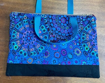 Upcycled Laptop Bag | Repurposed Fabric | Bag Made from Upcycled Materials