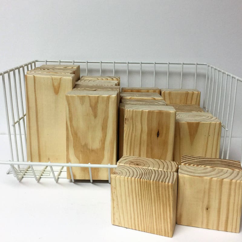 unfinished wood block