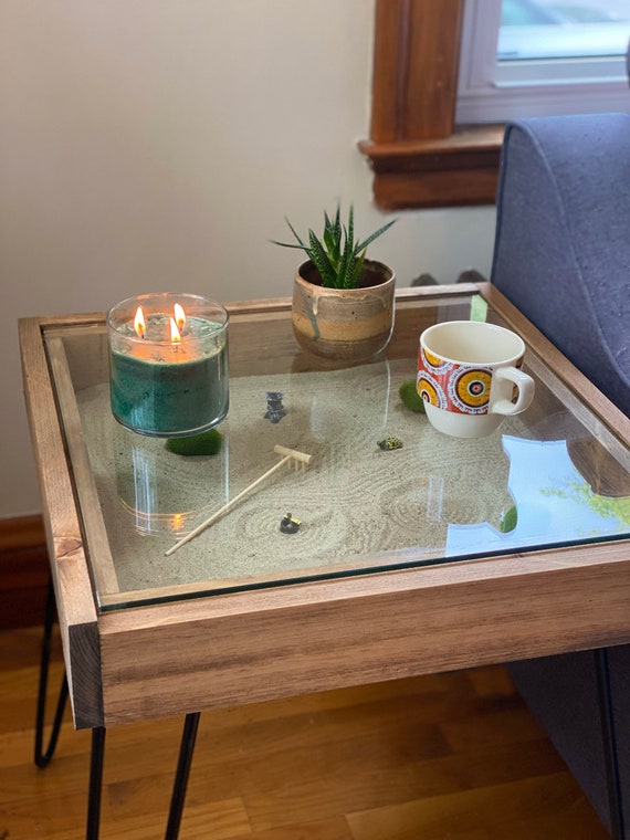 Rustic glass table deals