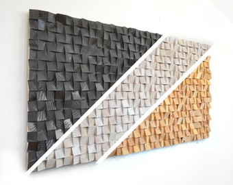 Sound Diffusing Acoustic Wood Wall Art - Custom Sizes and Colors - Made in the USA