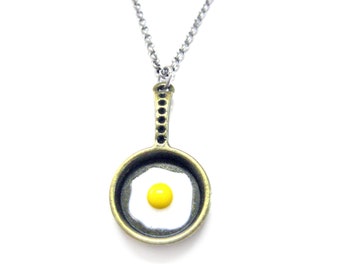 Fried Egg Pendant Necklace