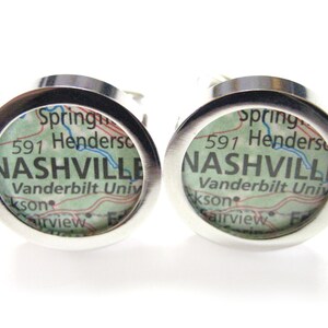 Nashville Tennessee kaart Manchetknopen