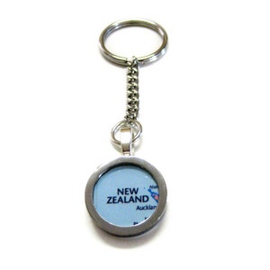 Nieuw-Zeelandse kaart sleutelhanger
