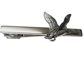 Flying Mallard Duck Tie Clip