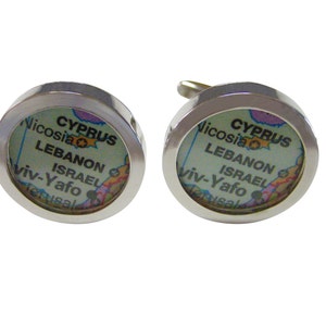 Lebanon Map Cufflinks
