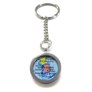 Südkorea Karte Keychain