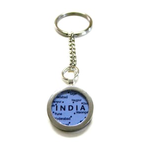India Map Keychain