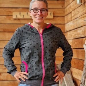 LT Surfwear * Hoodie * Jacket * Stars * * Pullover * Hooded jacket for women * Sweater * Sweatshirt * Pullover * casual, sweat jacket women