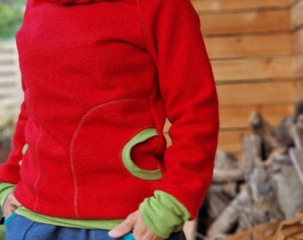 Wool hoodie * Hoodie * Retro * Woolen wool sweater * * Sweater * Women's hooded sweater * Outdoor * Sweatshirt * Pullover * Warm