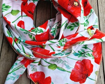 WHJSHOP Damen Satin Schal Mexiko Flagge - Vielseitiges Kopftuch & Haaraccessoire