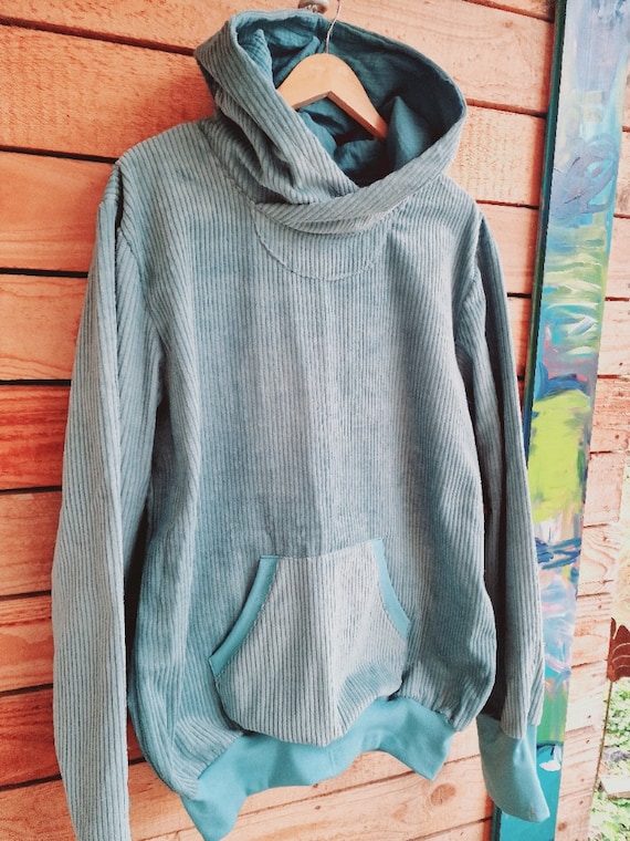 Sweatshirt Homme Velours Côtelé Zippé - Sweat Chaud Confortable Manches Longues Pour Hiver, Travail Et Randonnée